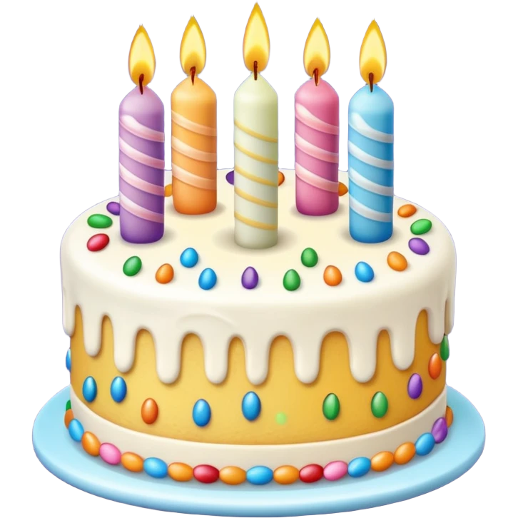 Gâteau d'anniversaire emoji