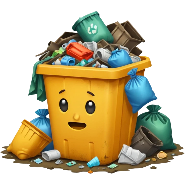 trash tiny emoji