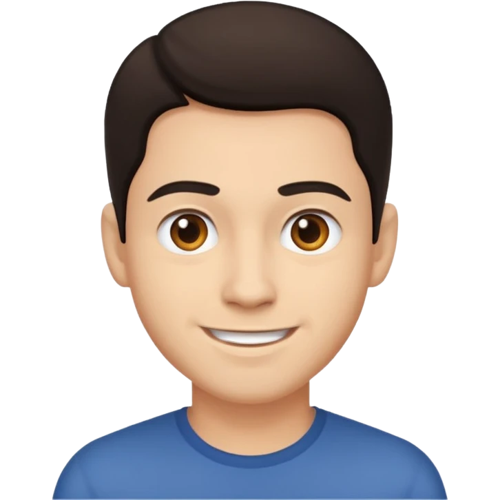 The man is up to something emoji