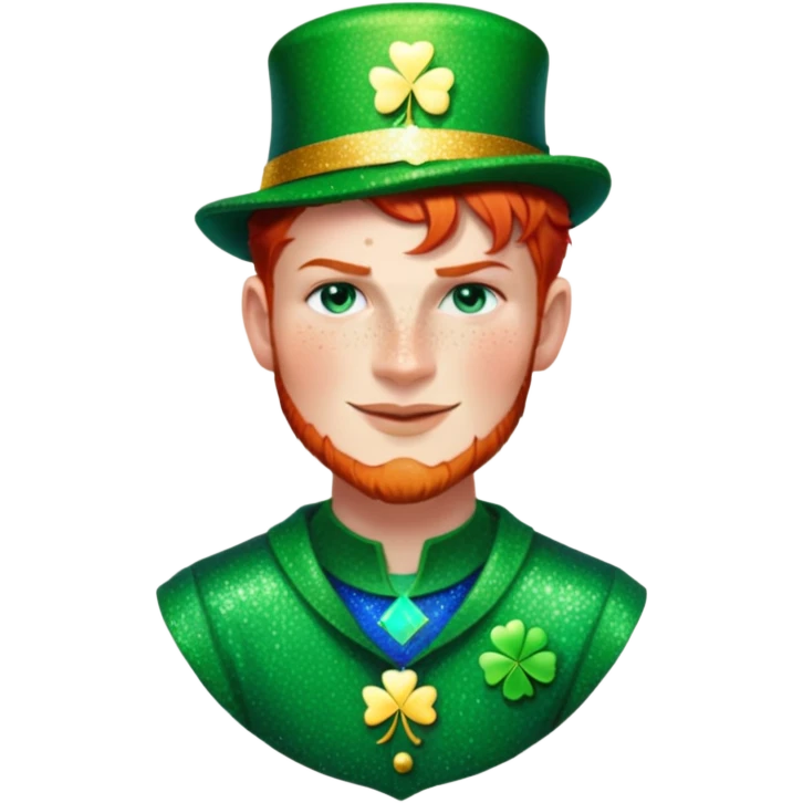 Sparkling Leprechaun emoji