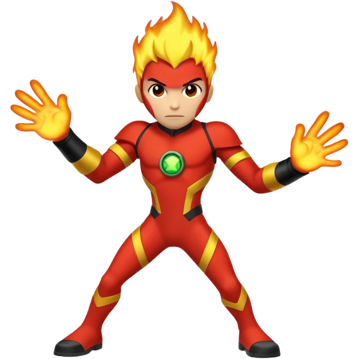 Heatblast from Ben 10 emoji