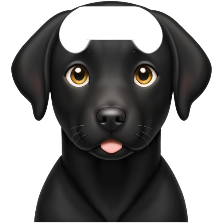 Black Labrador emoji