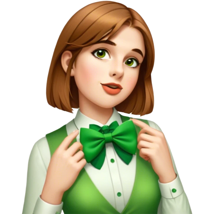 Stylish Leprechaun emoji