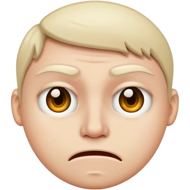Disgusted  emoji