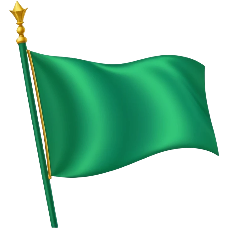 Green flag emoji