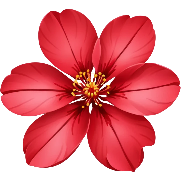 red sakura' emoji