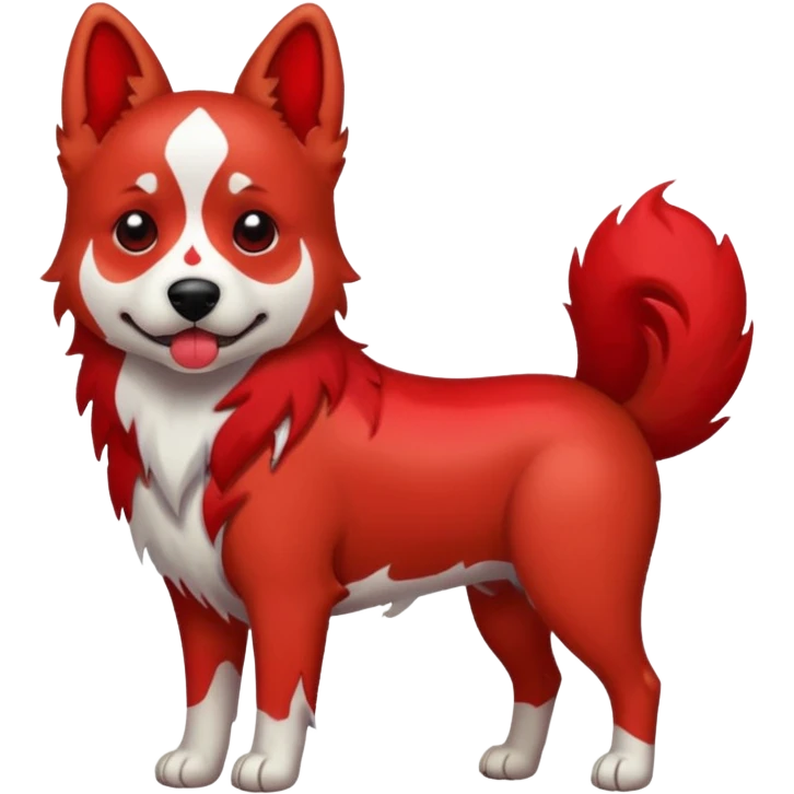 bleeding dog emoji