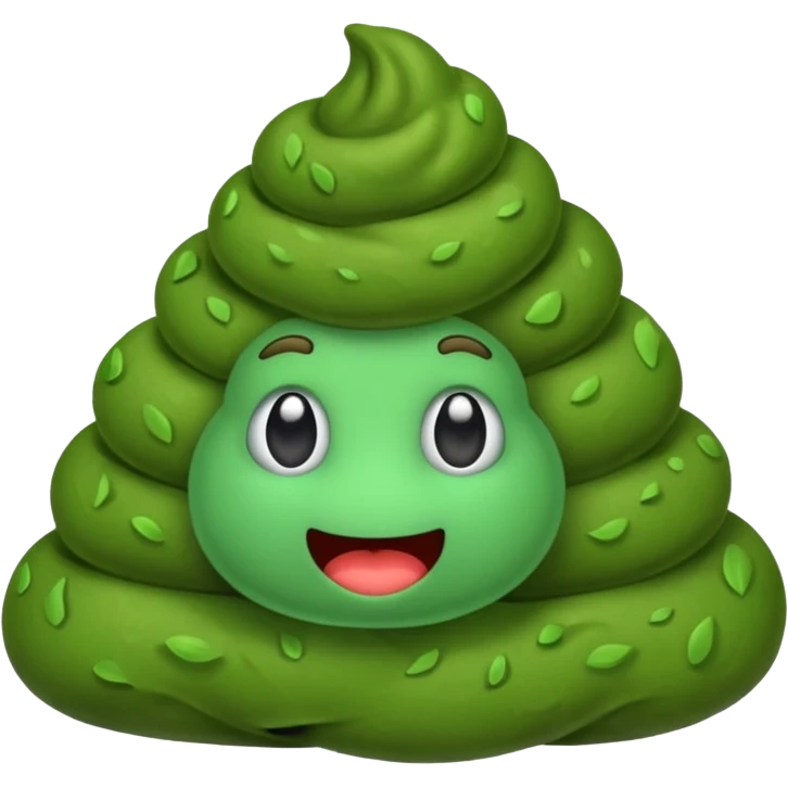 green poop emoji
