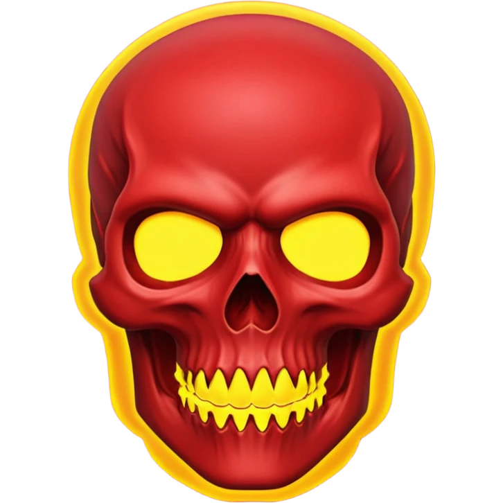 red skull ios emoji