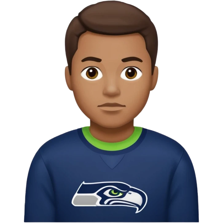 Create an emoji of me with a seahawks sweater emoji