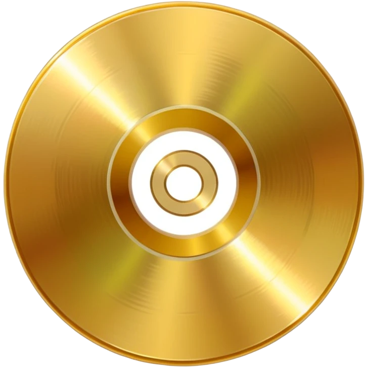 gold CD with a scratch emoji