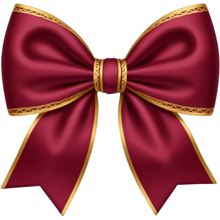 Bow Bordeaux emoji