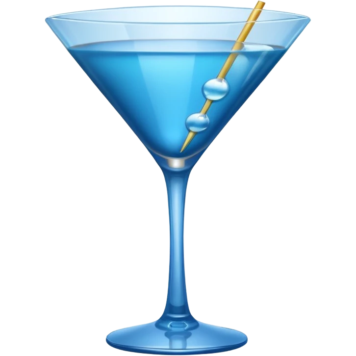 blue martini glass  emoji