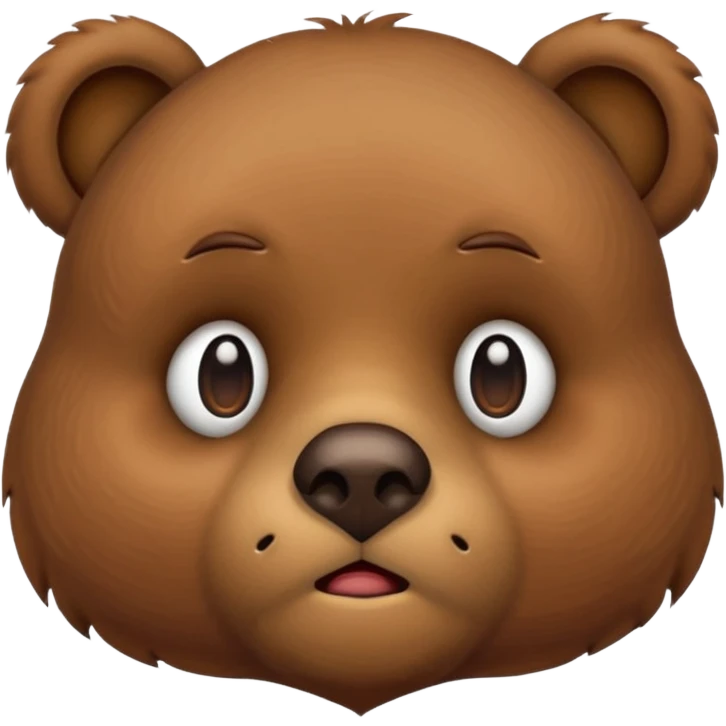 emoji of sad bear emoji