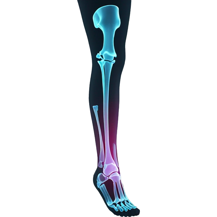 leg xray emoji