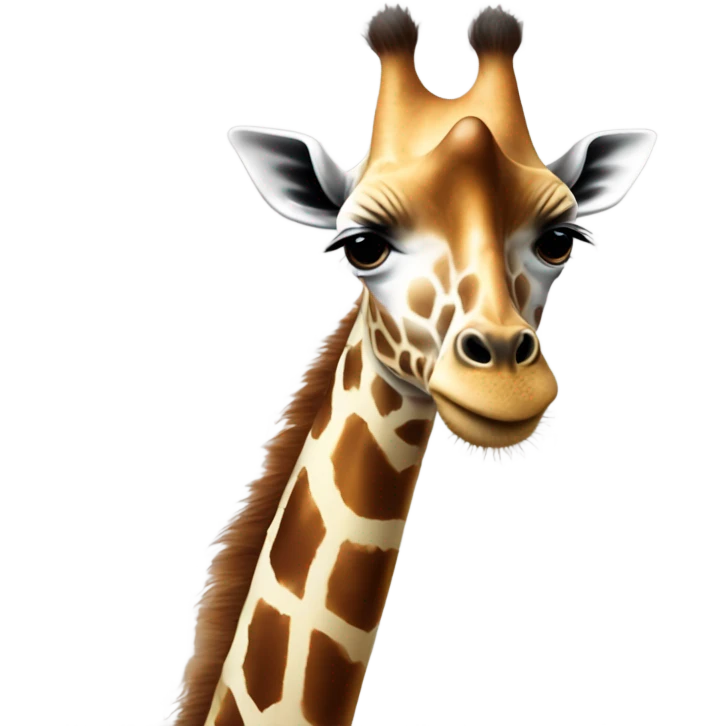 giraffe without a neck emoji