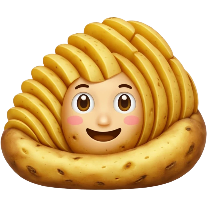 Potato wave emoji