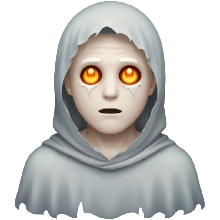 Gothic style ghost male emoji