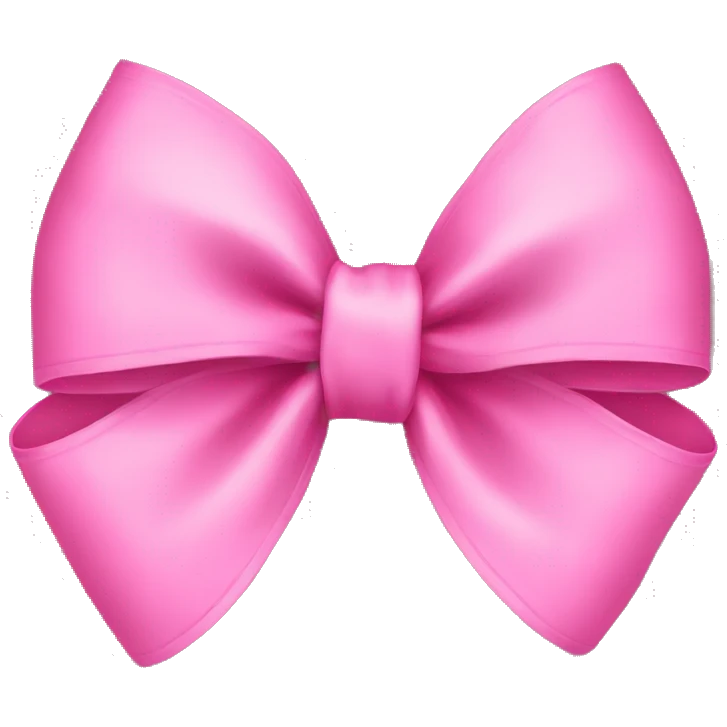 Pink bow  emoji