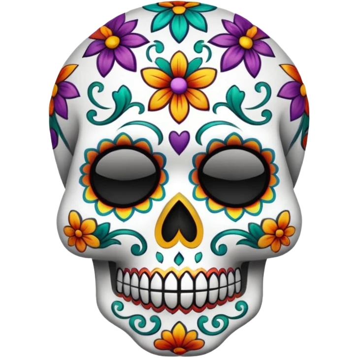 Sugar skull emoji