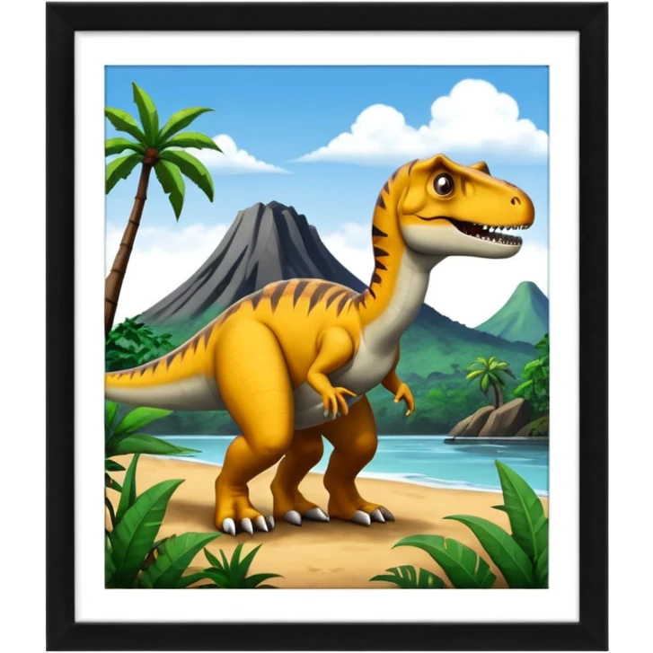 Jurassic park emoji