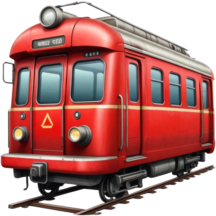 Soviet metro train emoji