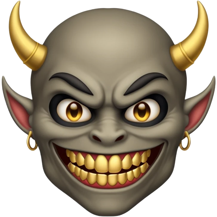 Demon with grillz emoji