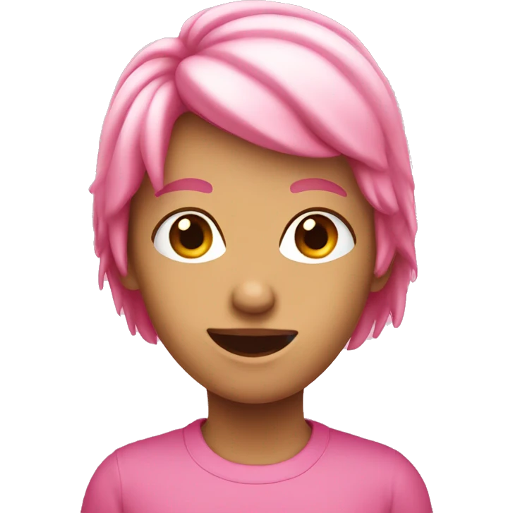 Pink emoji