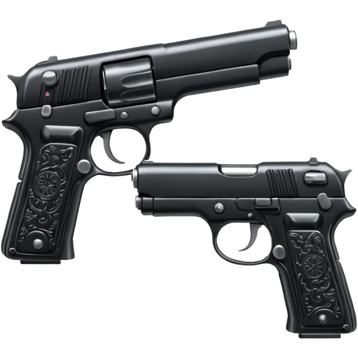 2 guns  emoji