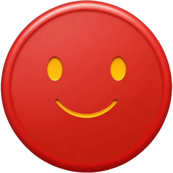 Red circle emoji