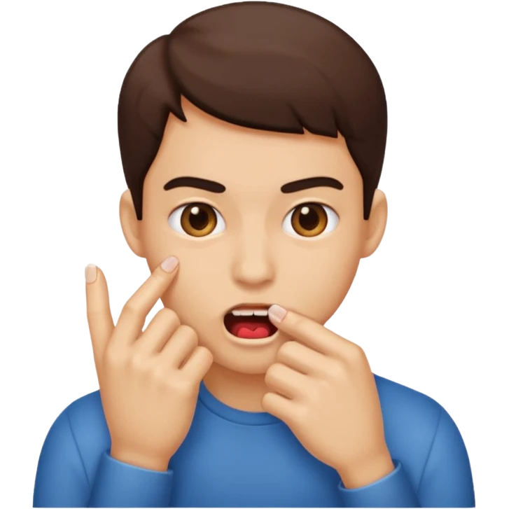 Nail bite emoji