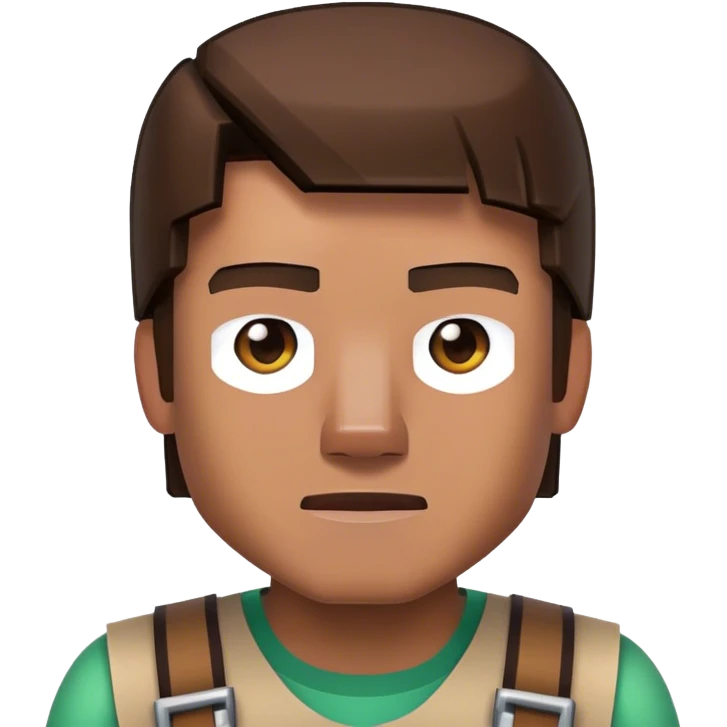Steve from minecraft emoji