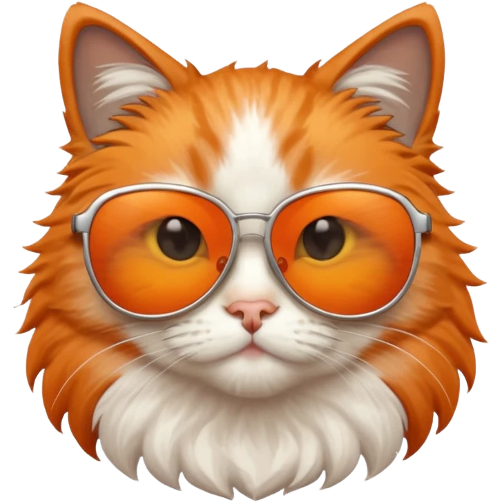 Cat wearing sunglasses emoji