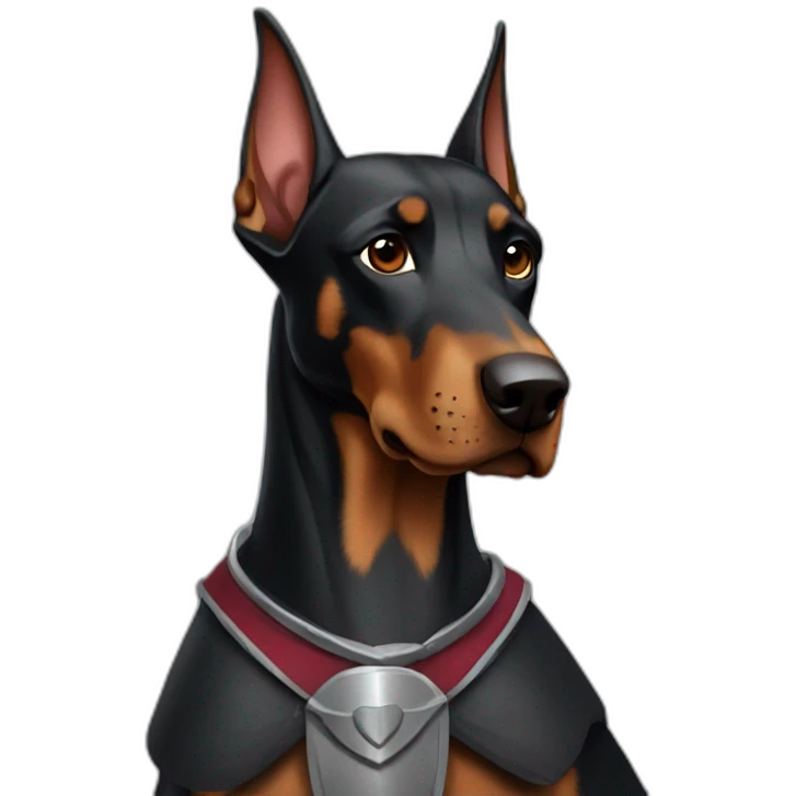 doberman knight emoji