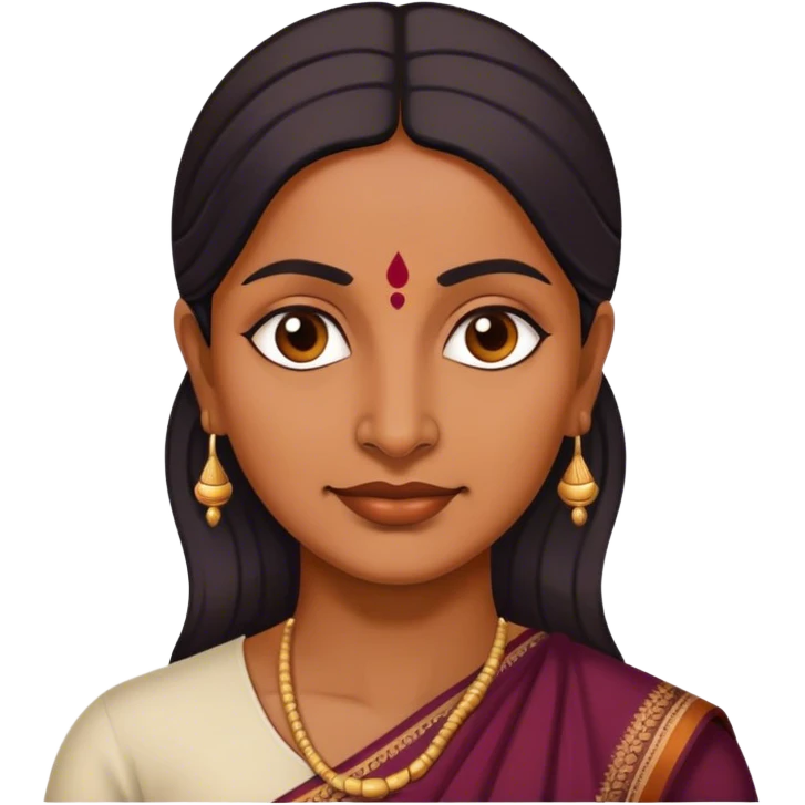 40 year old indian woman  emoji