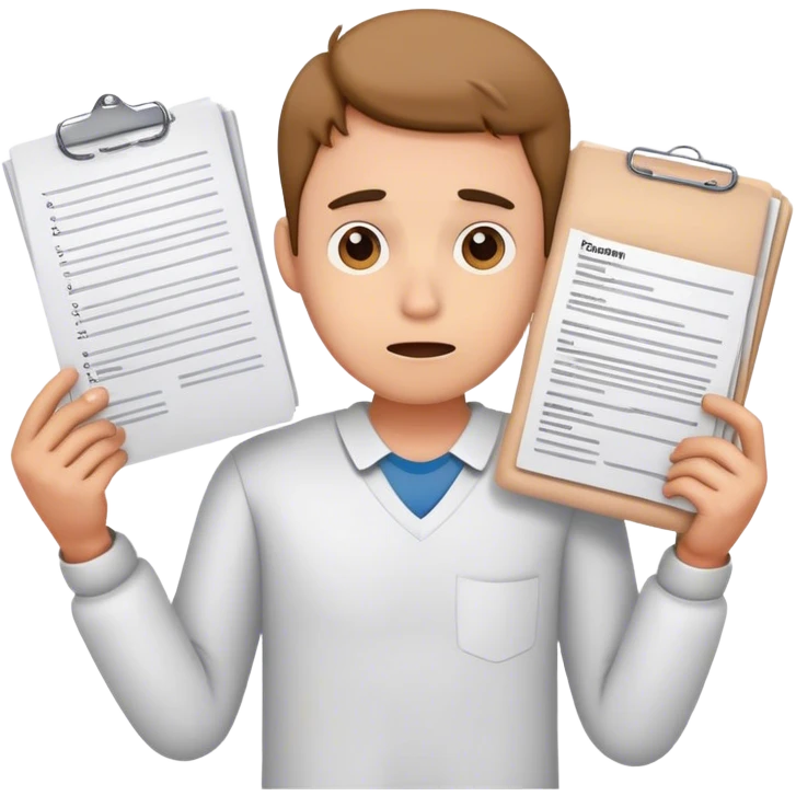Today is my exams but I didn't study anything  emoji