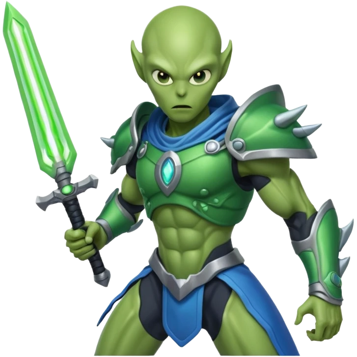 Alien warrior emoji
