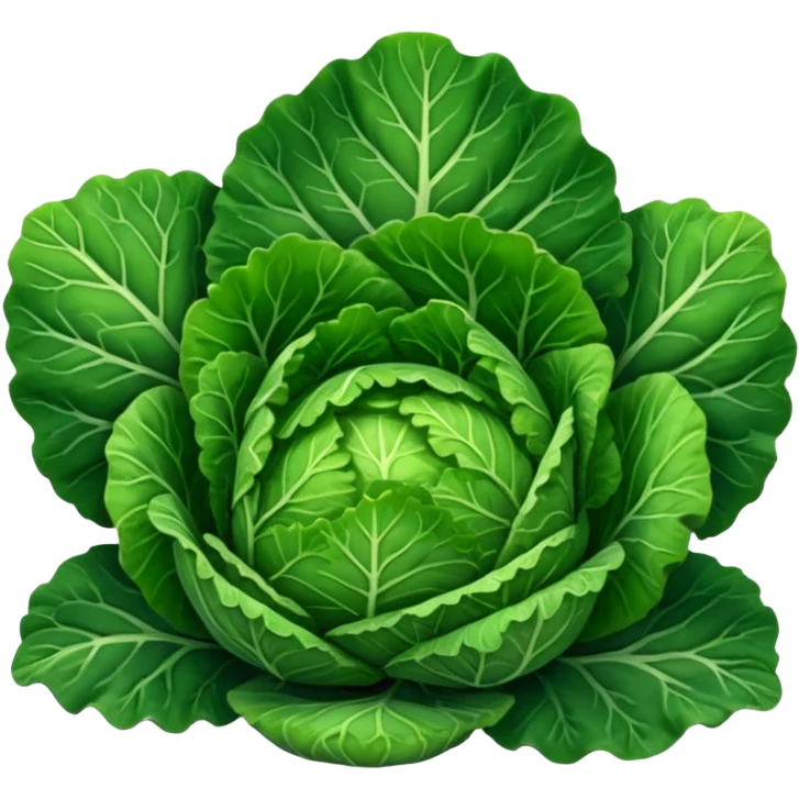 Savoy cabbage emoji