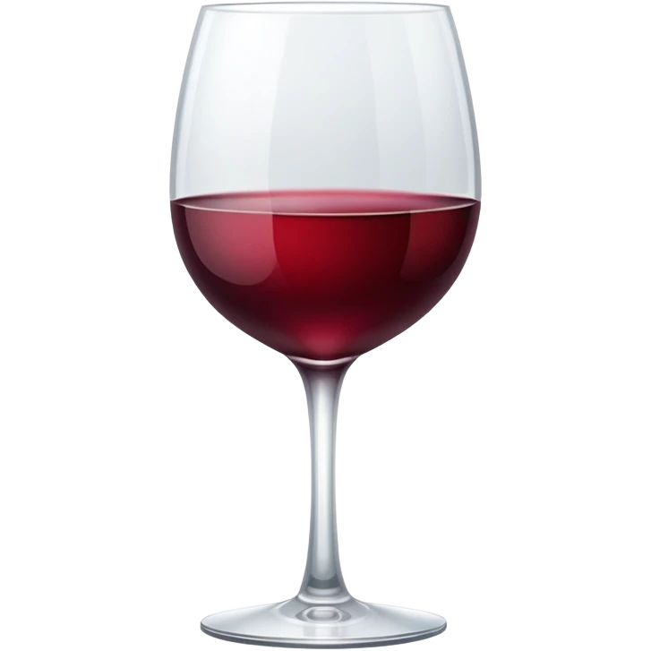 Wine glass with red wine in it emoji