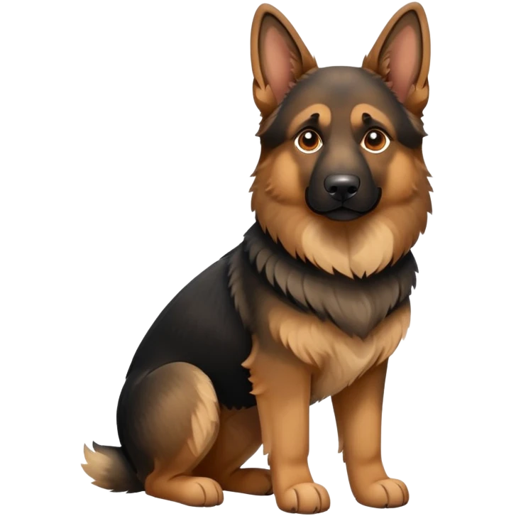 German shepherd  emoji