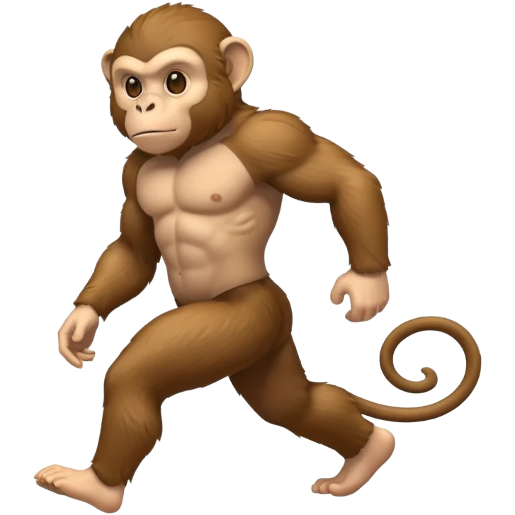 monkey walking emoji