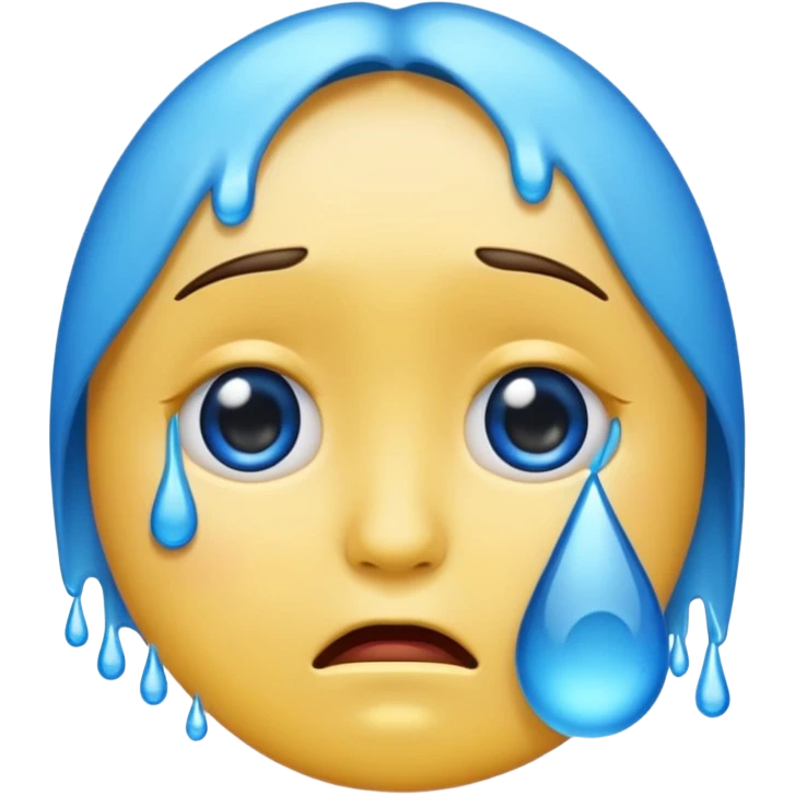 An emoji that is crying emoji