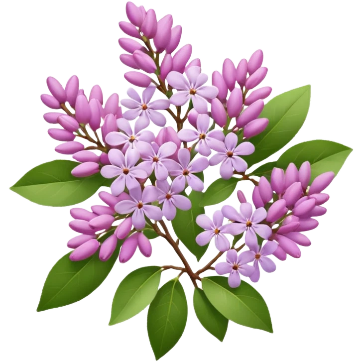 pink lilac emoji