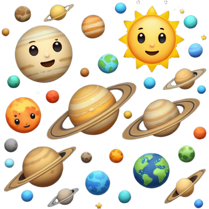 Solar system  emoji