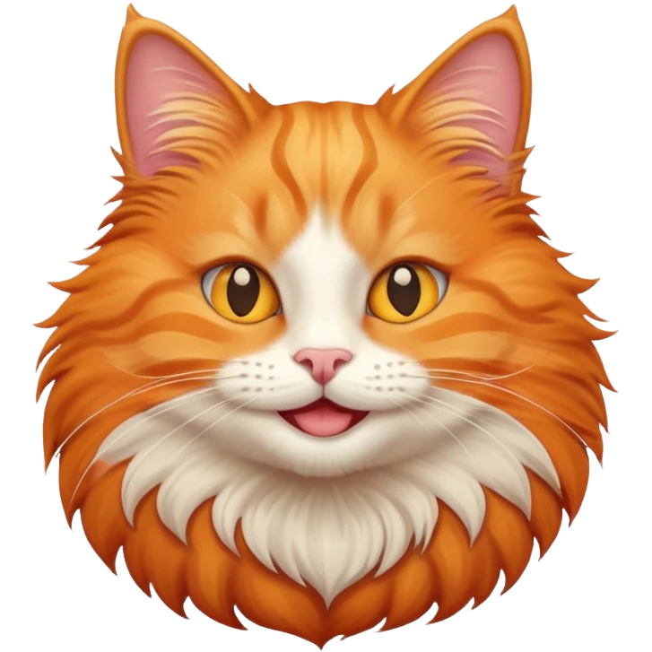smiling ginger cat emoji