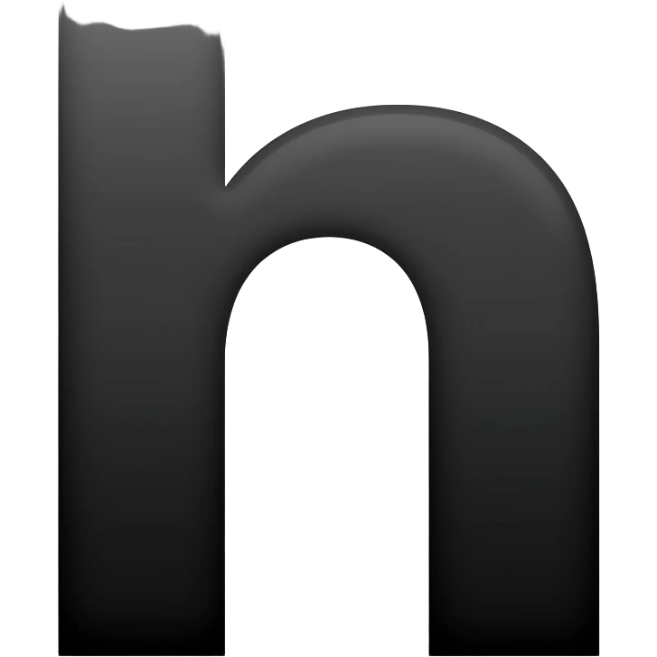 Black h emoji