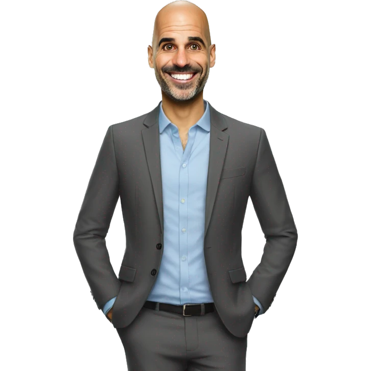 pep guardiola feliz emoji