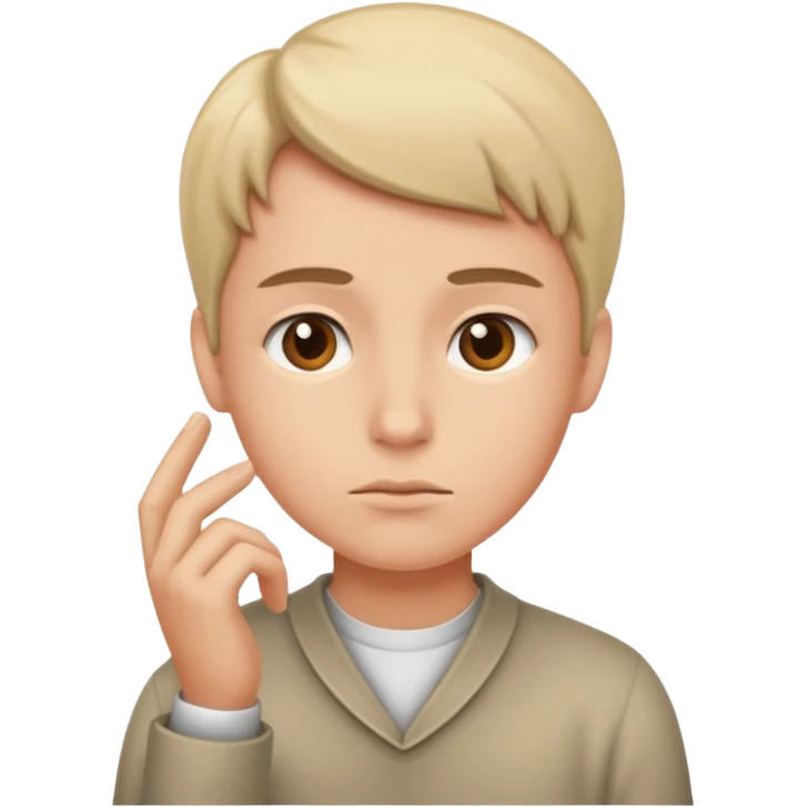 deciding emoji