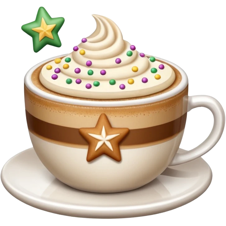 The Star Cappuccino emoji