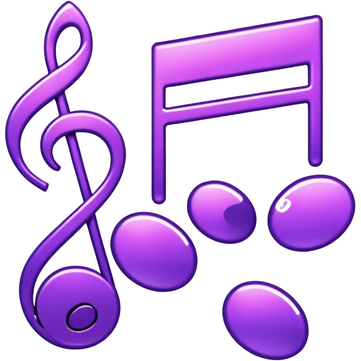 glitter music purple cyberpunk emoji